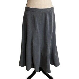 East 5th Charcoal Flared Midi Skirt